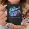 Navarre Beach Florida Sea Turtle Flowers Surfer Souvenir Coffee Mug Unique Gifts