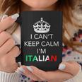 Non Posso Calmare Keep I'm Italian Tazze Regalos divertidos