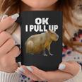 Ok Tiro Su Capybara Divertente Capybara Lover Dank Meme Tazze Regalos divertidos