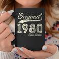 Original 1980 44 Años Cumpleaños Hombre Fabricado En 1980 Taza de café Regalos divertidos