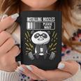 Panda Installing Muscles Please Wait Palestra Fitness Tazze Regalos divertidos