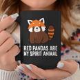 Panda Rosso Sono Il Mio Spirito Animale Carino Rosso Panda Tazze Regalos divertidos