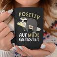 Positiv Auf Müde Testet Sloth Sleep Tassen Lustige Geschenke