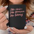 Pro Choice Pro Féminisme Pro Library Amateurs De Livres Féministe Tasse Cadeaux drôles