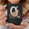 Q Monogramma Iniziale Lettera Dell'alfabeto Animale Kid Boho Quaglia Tazze Regalos divertidos