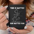 Questo È Matteo Run Matteo Run Nome Personalizzato Track Tazze Regalos divertidos