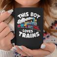 Questo Ragazzo Ama Treni Ferrovia Locomotiva Per Ragazzi Tazze Regalos divertidos