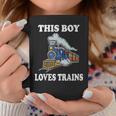 Questo Ragazzo Ama I Treni Regalo Treno Treno Regali Amante Tazze Regalos divertidos