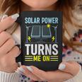 Renewable Energy Solar Panelintage Windmill I'm A Big Fan Tazze Regalos divertidos