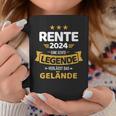 Rente 2024 Real Legend Leaves Terrain Pensioner Tassen Lustige Geschenke