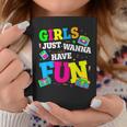 Retro 80'S Girls Just Wanna Have Fun 1980S Girls Coffee Mug Unique Gifts