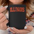 Retro Illinois Il Souvenir Vintage Illinois Orange Throwback Coffee Mug Unique Gifts