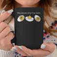 Retro Thanksgiving Dinner You Know Why I'm Here Deviled Egg Coffee Mug Personalized Gifts