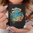 Rise Of Kraken Old School Tattoo Octopus Sea Monster Taza de café Regalos divertidos