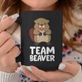 Rodent Team Beaver Team Beaver Love Flannelette Tassen Lustige Geschenke