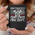 San Francisco Californiaigili Del Fuoco Sottile Linea Rossa Tazze Regalos divertidos