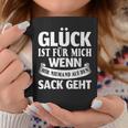 Saying Glück Ist Für Mich Wenn Mir Keine Auf Den Sack Gehen S Tassen Lustige Geschenke