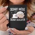 Schafi Müde Schafi Schlafen Schaf Pyjamas Schlaf Saying Tassen Lustige Geschenke