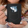 Shark In A Pocket Cute Pocket Shar Tassen Lustige Geschenke