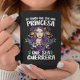 Si Tengo Que Ser Una Princesa Que Sea Guerrera 8 Marzo Día D Taza de café Regalos divertidos