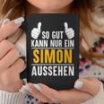 Simon So Gut Kann Nur Ein Simon Look S Tassen Lustige Geschenke