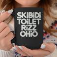 Skibidi Toilet Rizz Ohio Meme Retro Vintage Birthday Coffee Mug Funny Gifts