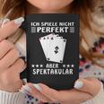 Spektacular Card Player Tassen Lustige Geschenke