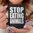 Stop Eating Animalseganegetarier Tierwohl Tassen Lustige Geschenke