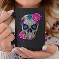 Sugar Skull Fiori Giorno Dei Morti Dia De Los Muertos Regalo Tazze Regalos divertidos