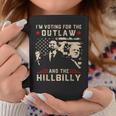 Trump 2024 Flag Outlaw Hillbilly JDVance 2024 Donald Trump Coffee Mug Unique Gifts