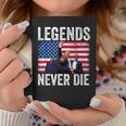 Trump Legends Never Die Trump Assassination Red Tassen Lustige Geschenke