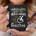 Unterschätze Niemals Alten Mann Im Wheelchair User S Tassen Lustige Geschenke