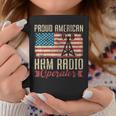 Usa Flag Proud American Ham Radio Operator Ham Radio Tazze Regalos divertidos