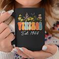 Vintage 1944 80Th Birthday Wildflower 80 Year Old For Women Coffee Mug Personalized Gifts