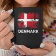 Vintage Danish Flag Patriotic Denmark Flag Tazze Regalos divertidos
