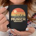 Vintage Munich Skyline Tassen Lustige Geschenke