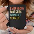 Vintage Retro Sport Lover Todos Relojes Deportes Taza de café Regalos divertidos