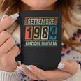 Vintage Settembre 1984 40 Compleanno Anni Uomo Donna Tazze Regalos divertidos