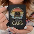 Warning May Spontaneously Start Talking About Cars Tazze Regalos divertidos