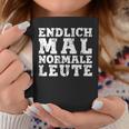 Withintage Print Endlich Mal Normale Leute Tassen Lustige Geschenke