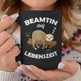 Women's Beamtin Auf Lebenszeit Officials Status Beamtung Sloth Tassen Lustige Geschenke