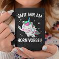 Women's Geht Mir Am Hornorbei Unicorn Tassen Lustige Geschenke