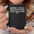 Women's Sorry Boys Ich Bin Nur Zum Saufen Hier Mallorca Saufi Saufi S Tassen Lustige Geschenke