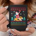 Xmas Sweater Ugly Santa Riding Corgi Dog Christmas Coffee Mug Unique Gifts