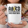 3Rd Grade Rock And Roll Letters Abcd Alphabet Back To School Coffee Mug Funny Gifts