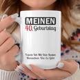 40 Geburtstag 40 Th Birthday Firma 40 Compleanno Con Collo A Tazze Regalos divertidos