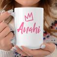 Anahi The Queen Pink Crown & Name For Called Anahi Coffee Mug Unique Gifts