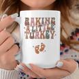 Baking A Little Turkey Thanksgiving Pregnancy Announcement Coffee Mug Personalized Gifts