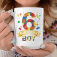 Bambino 6Rd Birthday Boy 6 Year Old Building Blocks 6Th Birthday Boy Tazze Regalos divertidos
