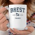Brest France Drapeau Ancre Marine Sportintage Tasse Cadeaux drôles